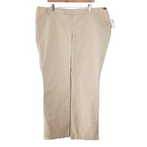 NWT Old Navy Maternity Boot Cut Side Panel Chinos Size 18